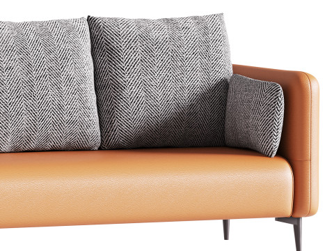 Living Room Sofa 3D Model