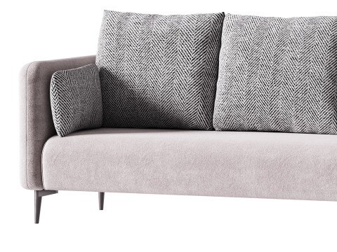 Living Room Sofa 3D Model