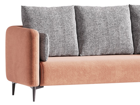 Living Room Sofa 3D Model