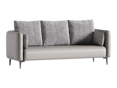 Living Room Sofa 3D Model