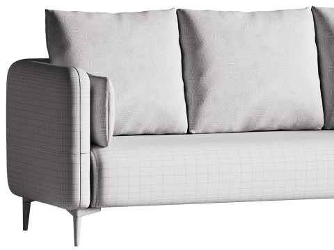 Living Room Sofa 3D Model