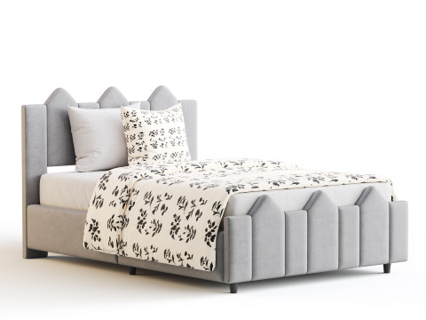 Mjkone Full Size Kids Bed 3D Модель