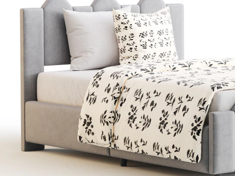 Mjkone Full Size Kids Bed 3D Model