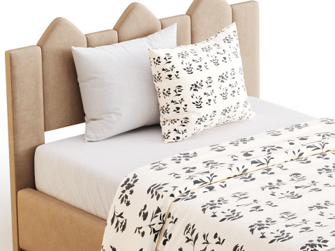 Mjkone Full Size Kids Bed 3D Модель