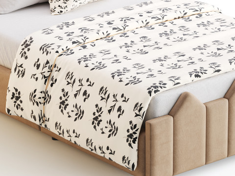 Mjkone Full Size Kids Bed 3D Модель