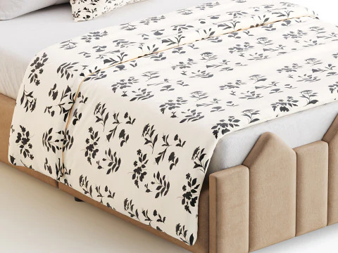Mjkone Full Size Kids Bed 3D Model