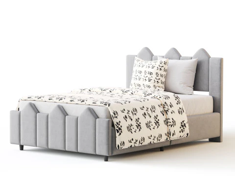 Mjkone Full Size Kids Bed 3D Model