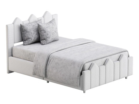Mjkone Full Size Kids Bed 3D Model