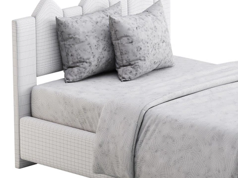 Mjkone Full Size Kids Bed 3D Model