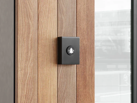 Modern entrance door 02 3D Model