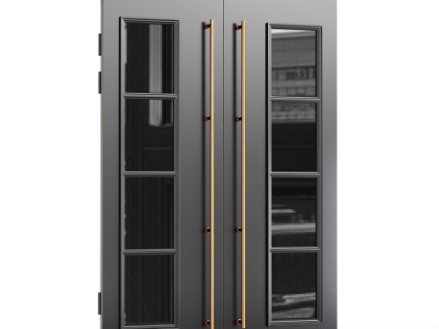 Modern entrance door03 Modelo 3D