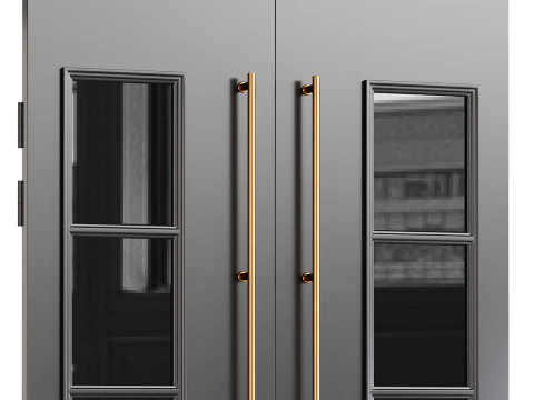 Modern entrance door03 3D Model