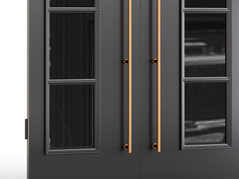 Modern entrance door03 Modelo 3D