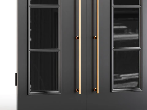 Modern entrance door03 3D Model
