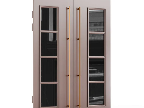 Modern entrance door03 3D Model