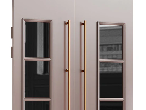 Modern entrance door03 3D Model