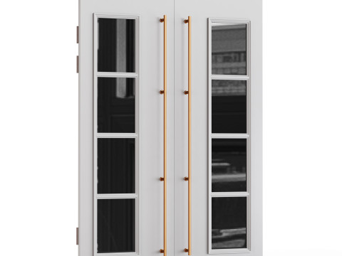 Modern entrance door03 Modelo 3D