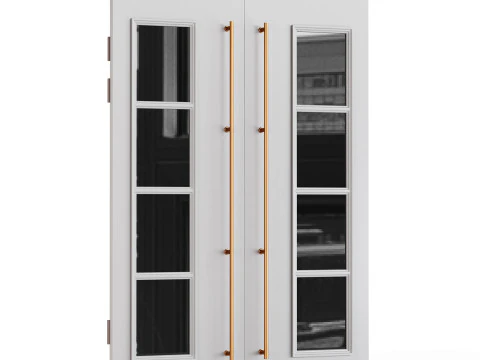 Modern entrance door03 3D Model