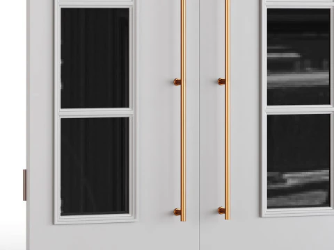 Modern entrance door03 3D Model