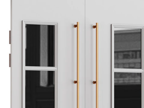 Modern entrance door03 3D Model