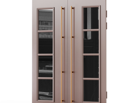 Modern entrance door03 Modelo 3D