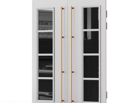 Modern entrance door03 Modelo 3D