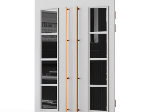 Modern entrance door03 3D Model