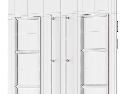 Modern entrance door03 Modelo 3D