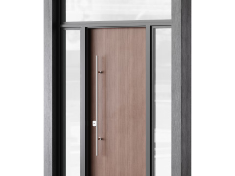 Modern entrance door 04 Modèle 3D