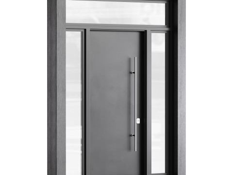 Modern entrance door 04 Modèle 3D