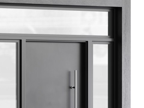 Modern entrance door 04 Modèle 3D