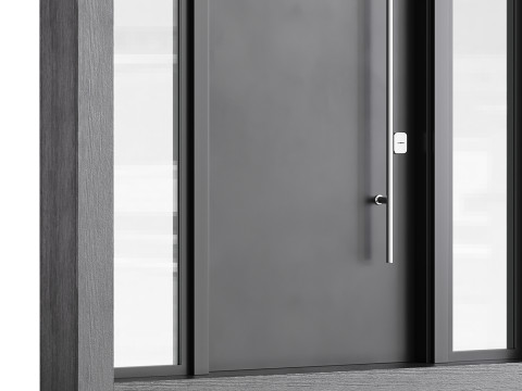 Modern entrance door 04 Modèle 3D