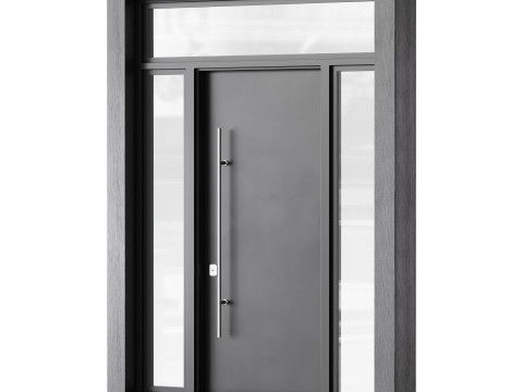 Modern entrance door 04 Modèle 3D