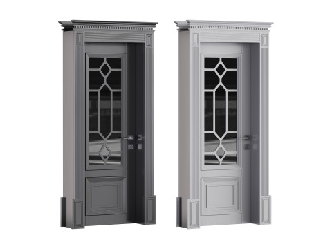 Modern entrance door 09 3Dモデル