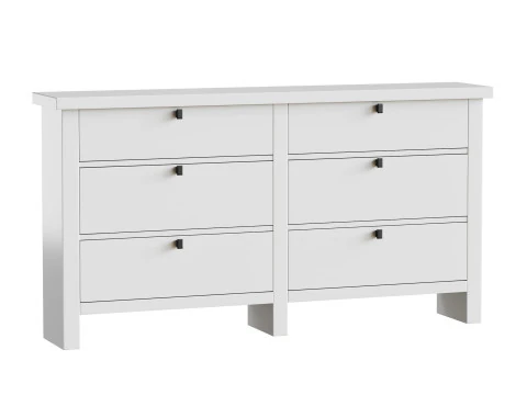 Комод в современном фермерском доме с 6 ящиками 3D Модель