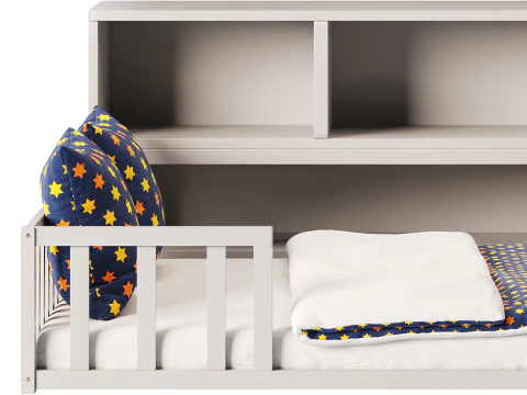Montessori Floor Bed 3D Model