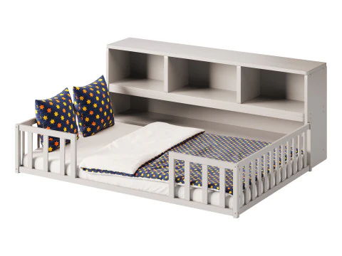 Montessori Floor Bed 3D Model