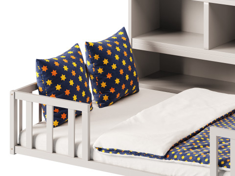 Montessori Floor Bed 3D Модель