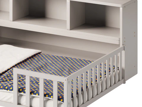 Montessori Floor Bed 3D Model