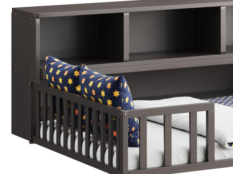 Montessori Floor Bed 3D Модель