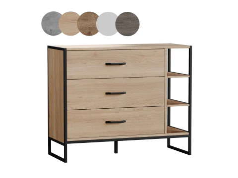 दराजों की मॉरिस संदूक 3D मॉडल