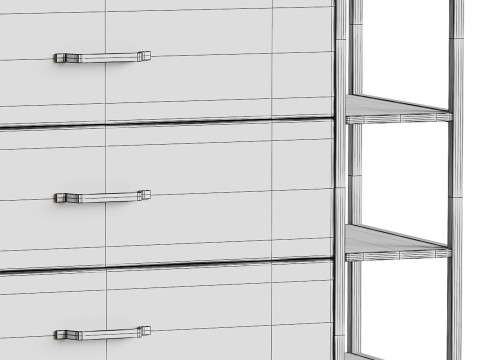 Morris chest of drawers 3D Модель
