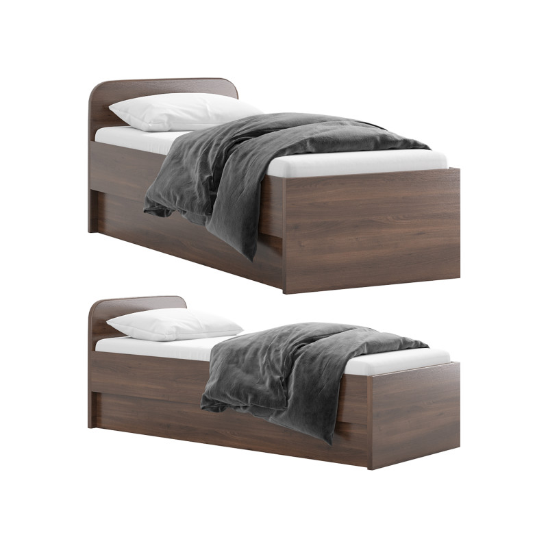 Polinas bed 3D Model .c4d .max .obj .3ds .fbx .stl .blend 