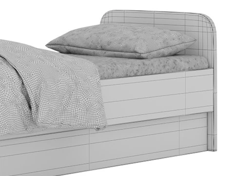 cama polinas Modelo 3D