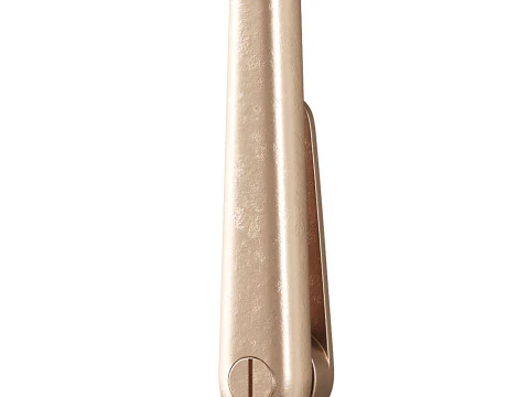 Polished Solid Aluminium Carpet Clip Stair Holder Pair 3D Model