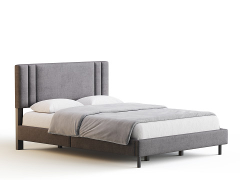 Queen Bed 3D Model