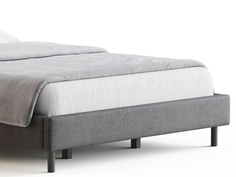 Queen Bed 3D Model