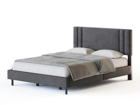 Queen Bed 3D Model