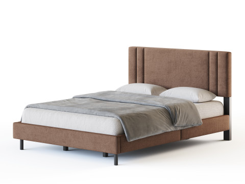 Queen Bed 3D Model