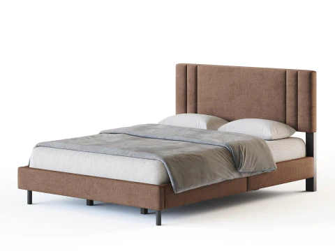 Queen Bed 3D Model